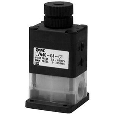 SMC Pneumatic Control Valve LVA10-02F-A, 2 Port, NC