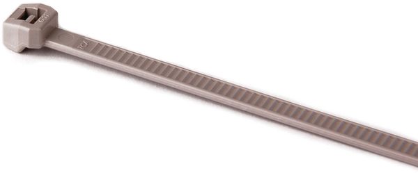 HellermannTyton Cable Tie, Releasable, 250mm x 4.65 mm, Beige, Pk-100