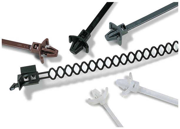 HellermannTyton Cable Tie, 100mm x 2.5 mm, Black PA 6.6 UV Resistant, Pk-100