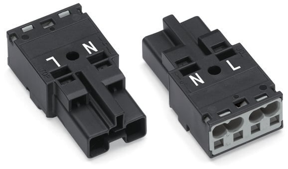 WAGO 770 Series Plug, 2-Pole, Cable Mount, 25A, IP20