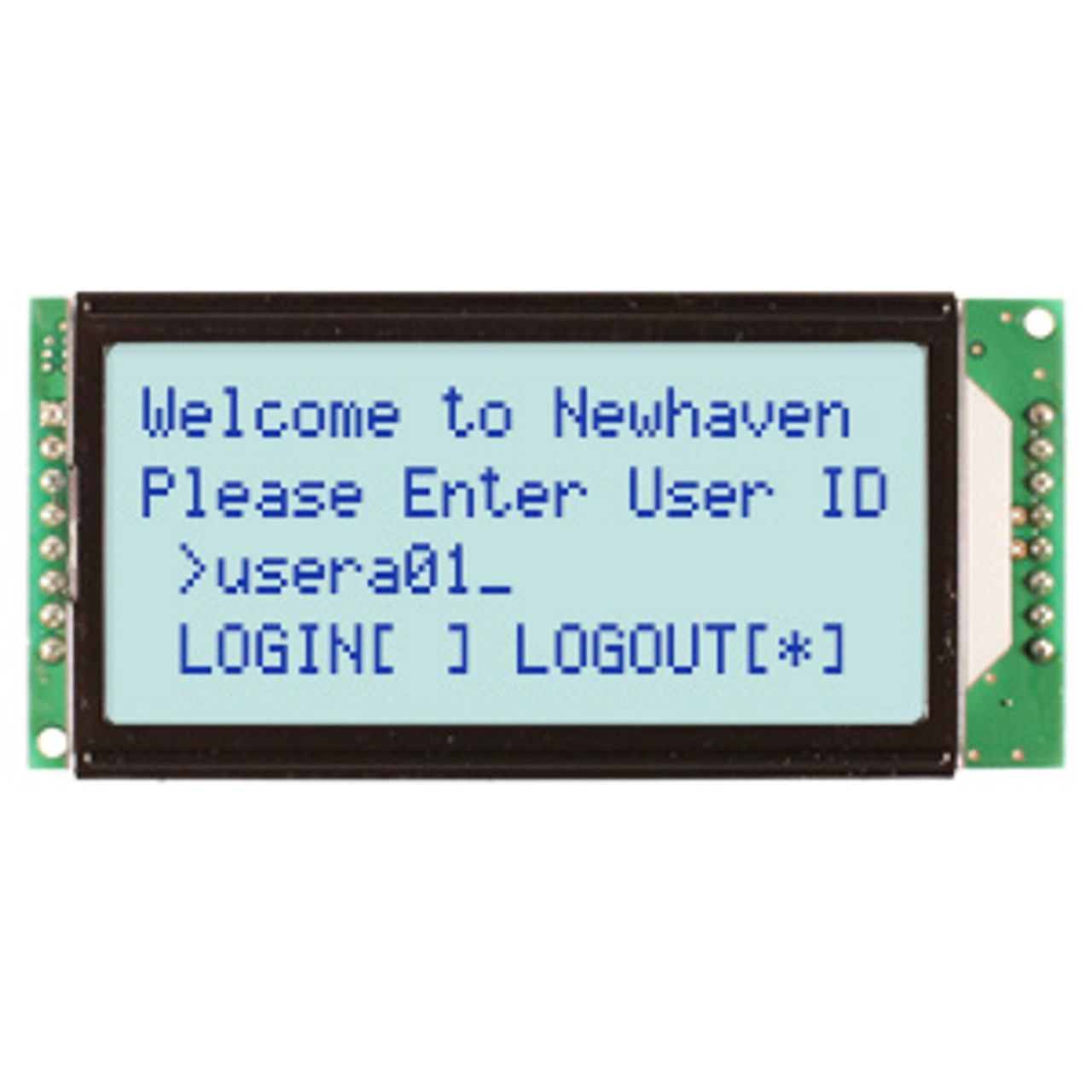 NEWHAVEN DISPLAY INTERNATIONAL NHD-0420H1Z-FSW-GBW-33V3 NHD Alphanumeric LCD Display, White on White, 4 Rows by 20