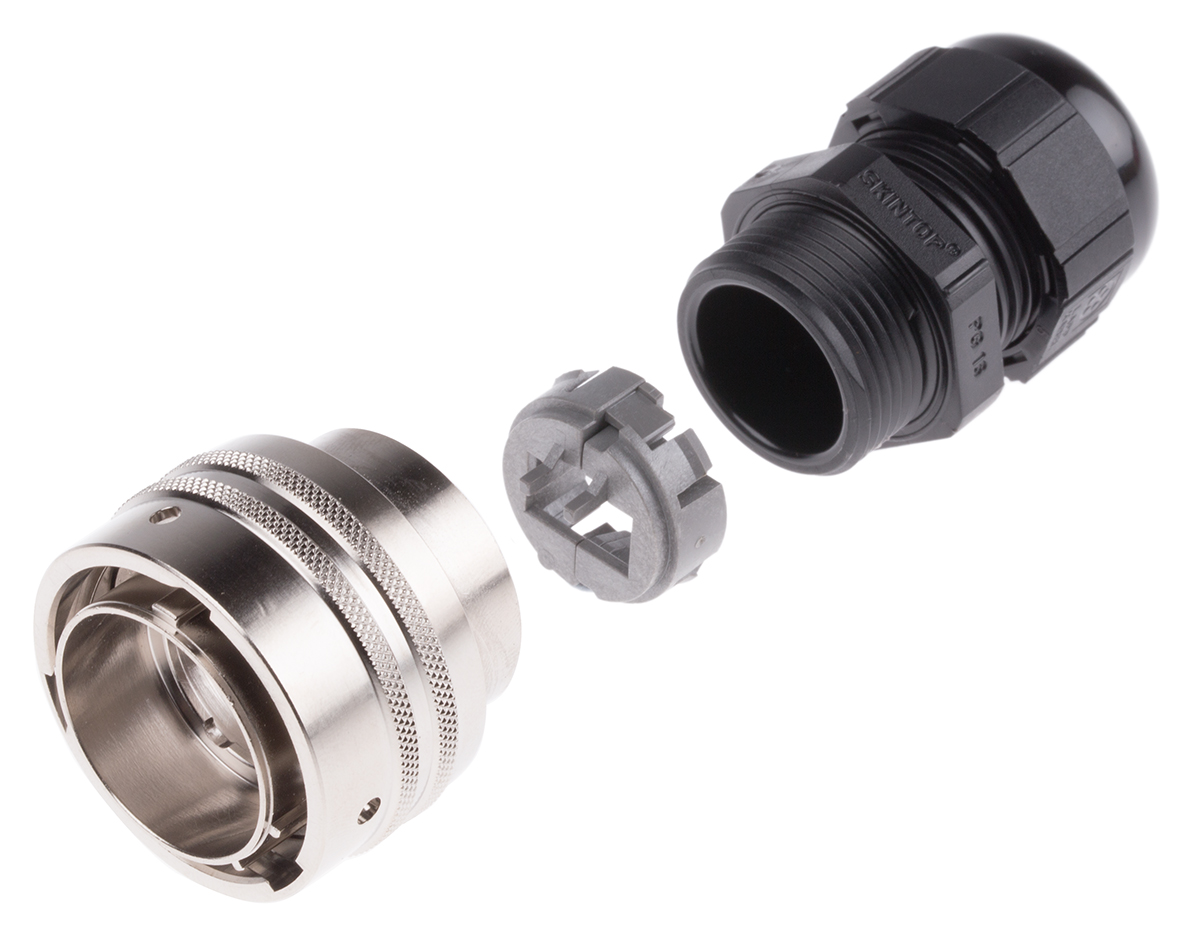 Amphenol Socapex RJF Series Male RJ45 Connector, Cable Mount Straight 1 Port 8 -Way