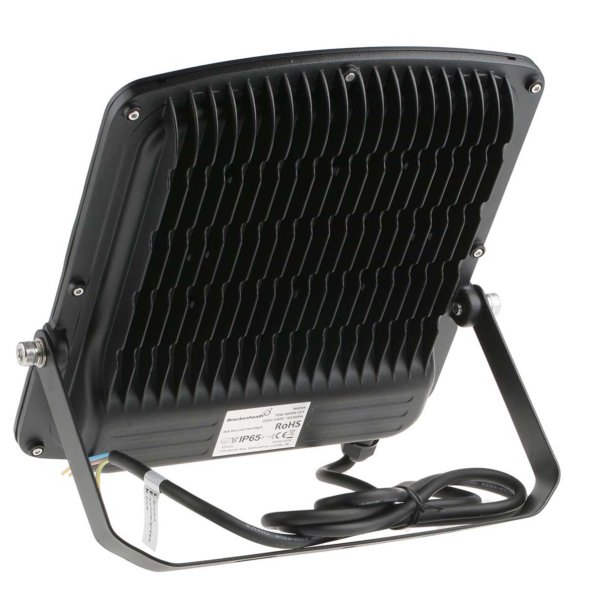 RS PRO Floodlight, 70 W, 6300lm, IP65, 220 → 240 V ac