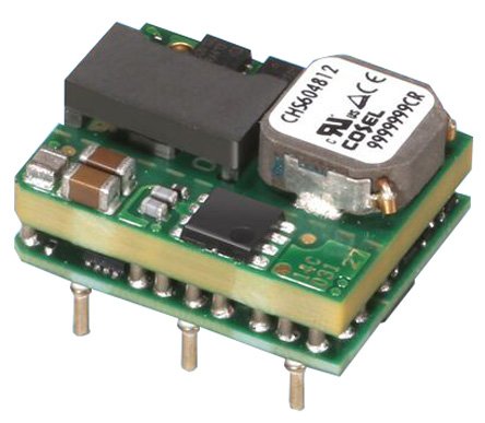 Cosel CHS DC-DC Converter, 12V dc/ 6A Output, 36 → 76 V dc Input, 72W, PCB Mount, +85°C Max Temp -40°C Min Temp