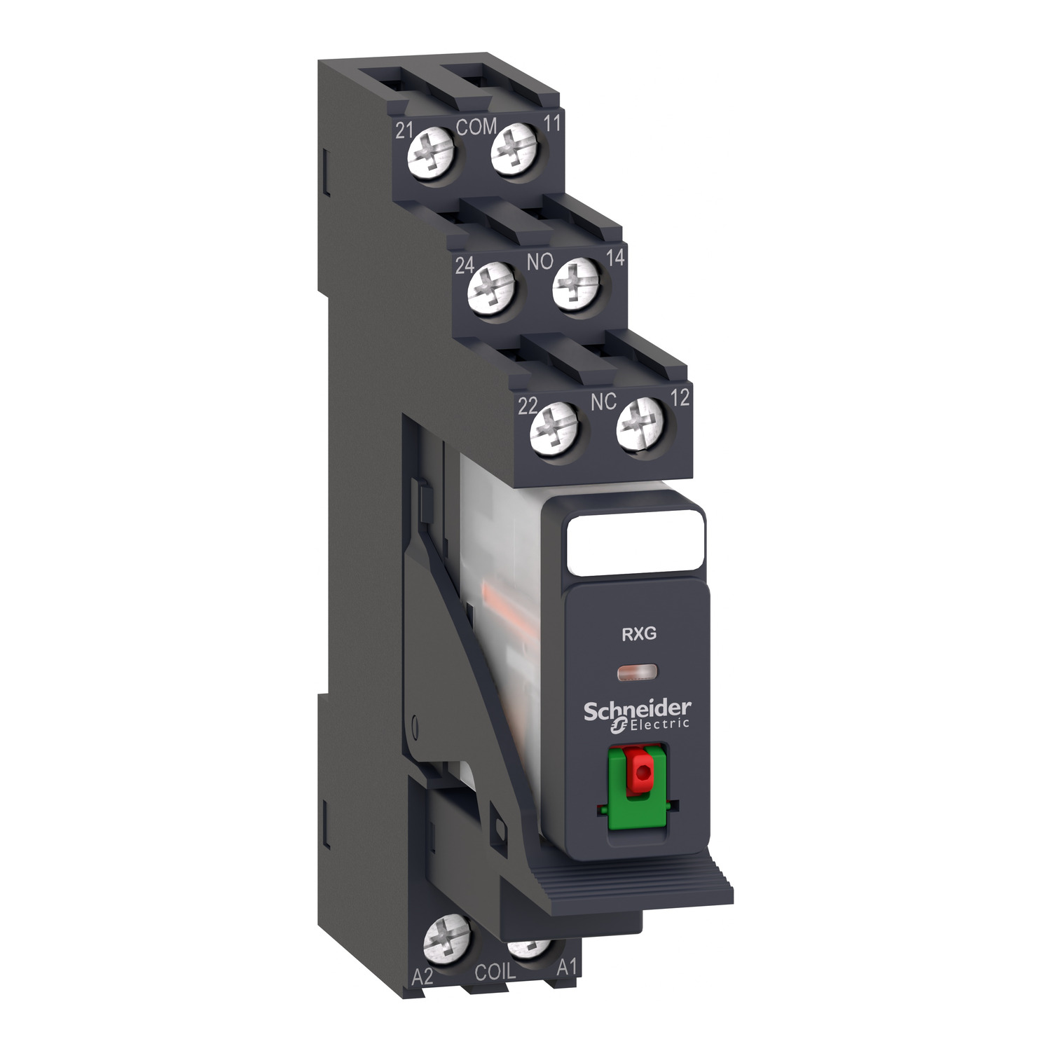 Schneider Electric Harmony Relay RXG Series Interface Relay, DIN Rail Mount, 230V ac Coil, DPDT, 5A Load
