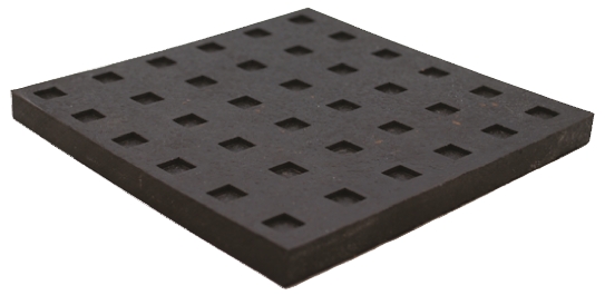 Fabreeka 150mm Anti-Vibration Pad 2311159 200psi 150 x 150 x 13mm 13mm