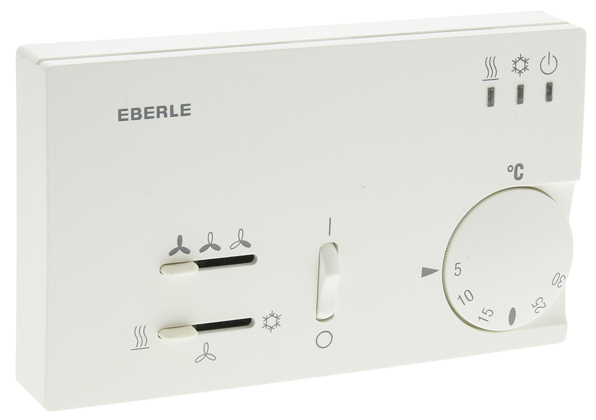Eberle SPDT Thermostats, 6A, 230 V ac, +5 → +30 °C