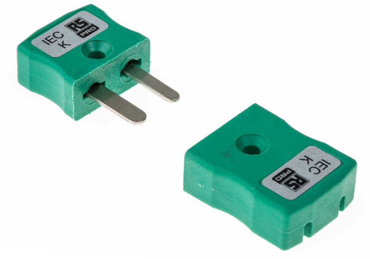 RS PRO Miniature Thermocouple Connector for Use with Type K Thermocouple, 4mm Probe, IEC, RoHS Compliant Standard