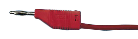 Staubli 2 mm Connector Test Lead, 30 V ac, 60V dc, Black, 1m Lead Length