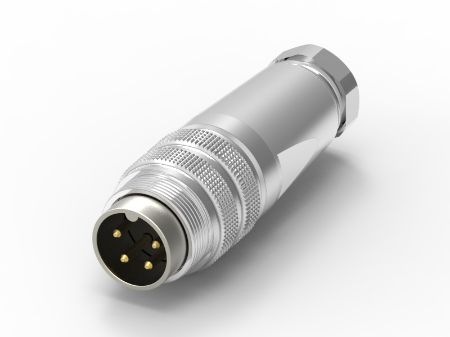 RS PRO 4 Pole M16 Din, 5A, 250 V IP67, Screw Lock, Male, Cable Mount