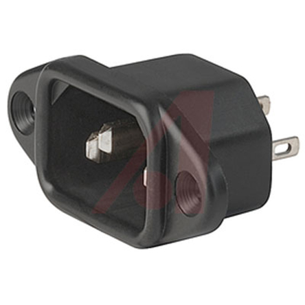Schurter C14 Panel Mount IEC Connector Male, 10A, 250 V