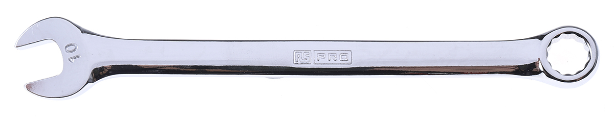 RS PRO Combination Spanner, 10mm, Metric, Double Ended