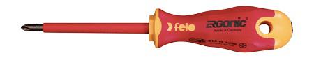 Felo Pozidriv Insulated Screwdriver, PZ1 Tip, VDE/1000V