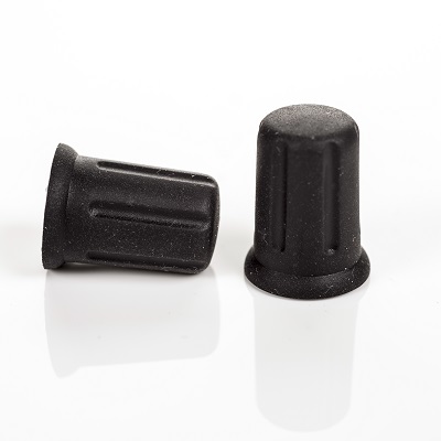 Sifam 12.5mm Black Potentiometer Knob for 6mm Shaft D Shaped, K70105