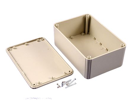 Hammond RL Series Grey ABS General Purpose Enclosure, IP54, Flanged, Grey Lid, 60 x 100 x 150mm