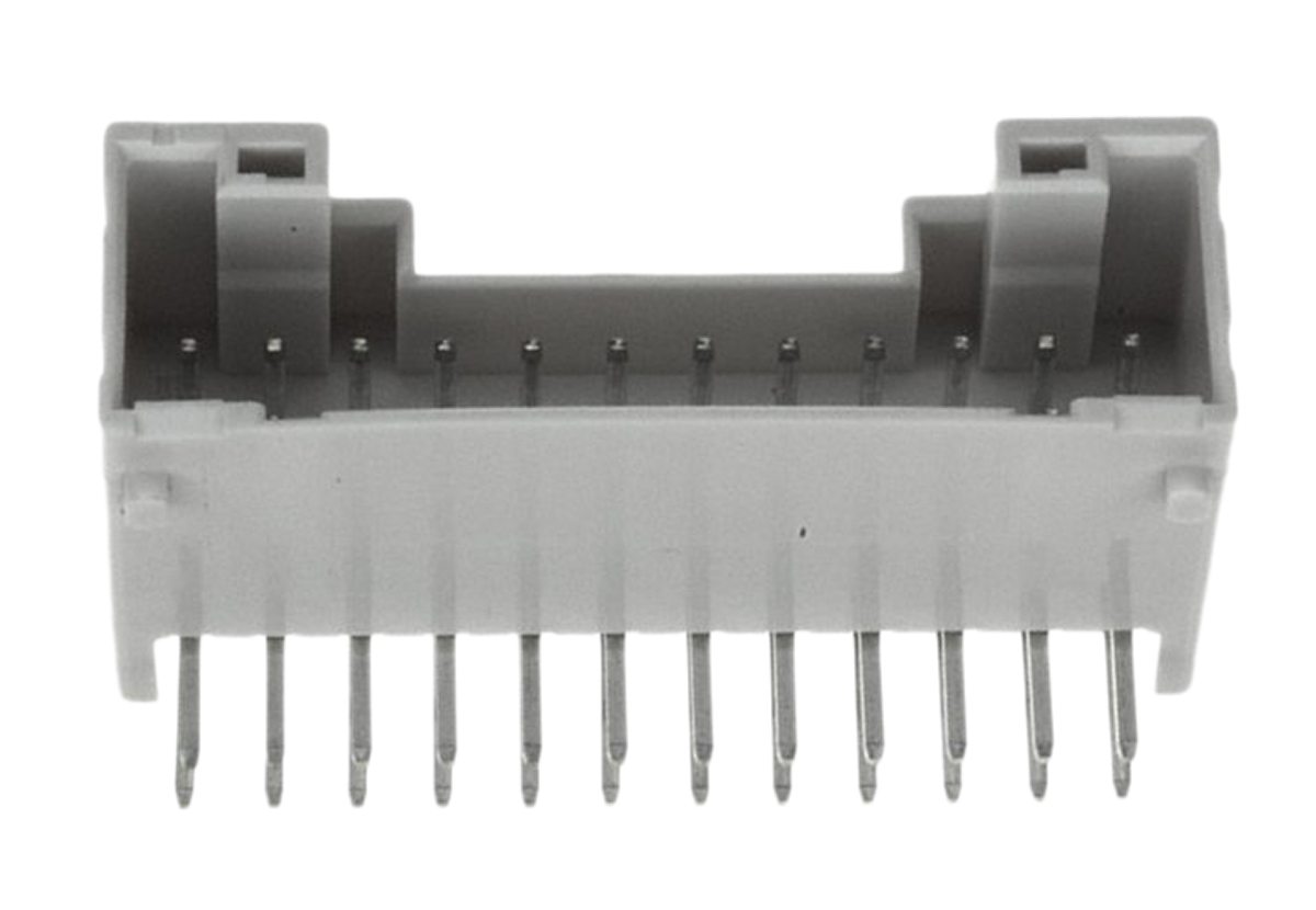 JST PUD Series Right Angle Through Hole PCB Header, 24 Contact(s), 2 mm Pitch, 2 Row, Shrouded
