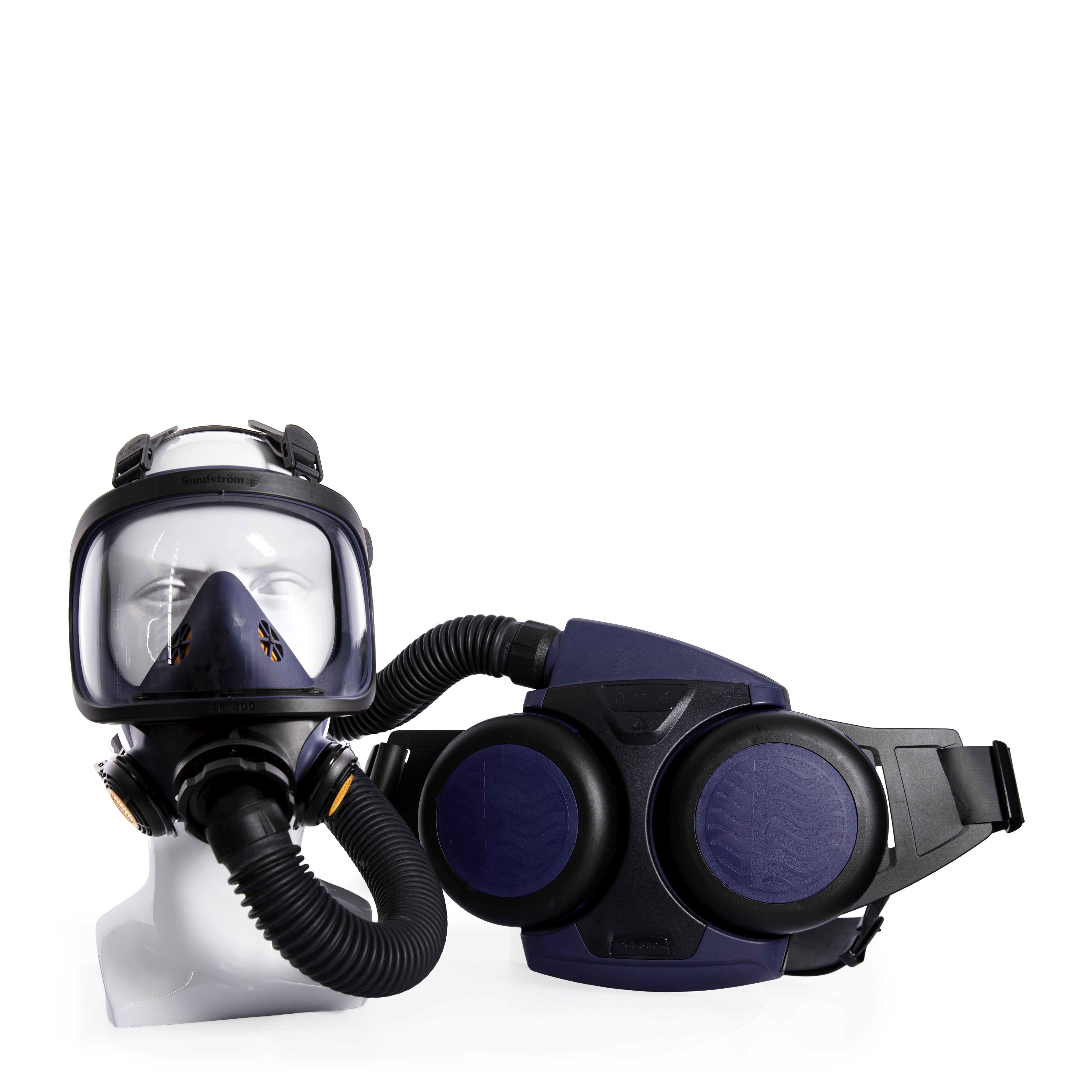 Sundstrom H06 Series Powered Powered Respirator Kit Helmet (without Lens), 2 Filters, EN12942:1998+A2:2008