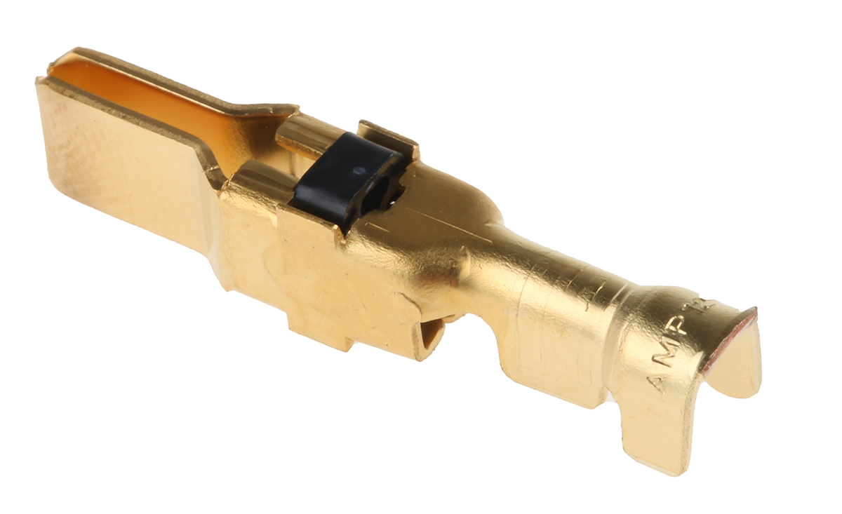 TE Connectivity Male Crimp Circular Connector Contact, Wire Size 16 → 12 AWG