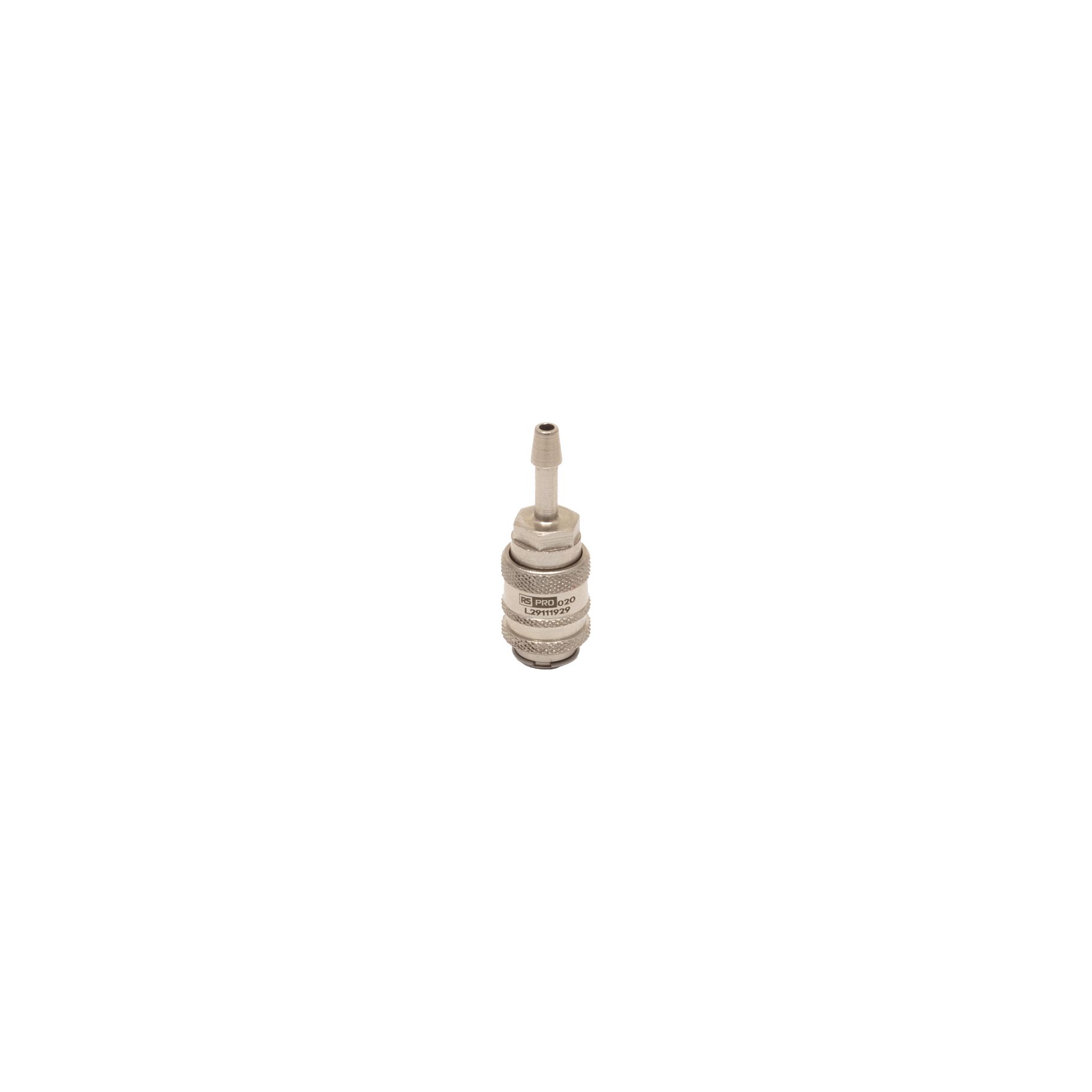 RS PRO Brass Female Pneumatic Quick Connect Coupling, 3mm Hose Barb