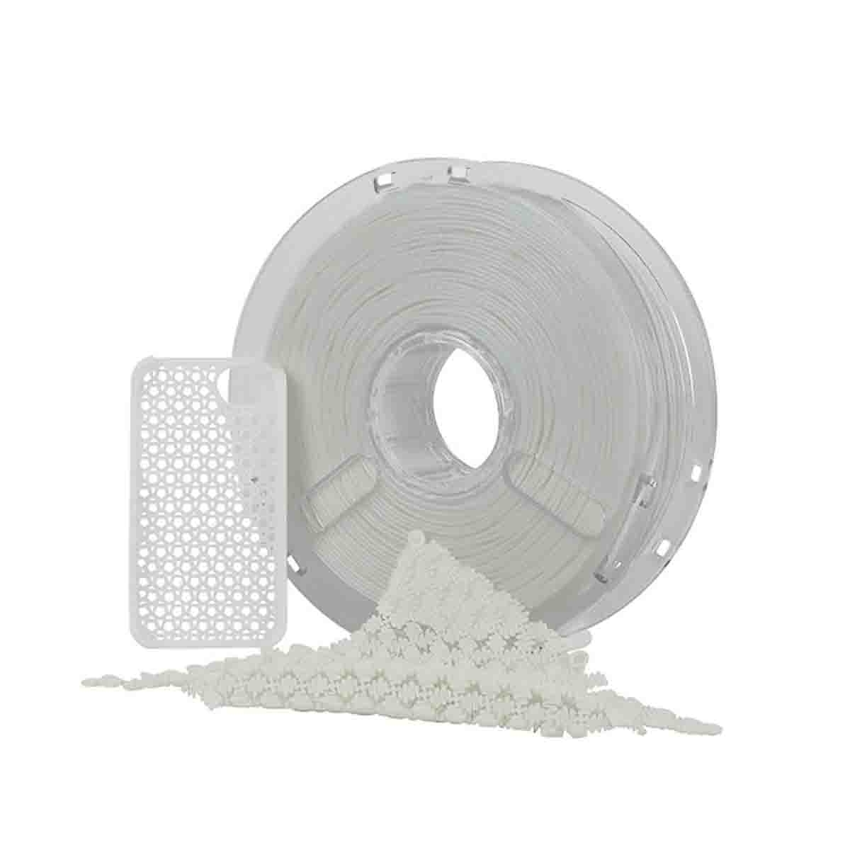Polymaker 2.85mm White TPU 95A 3D Printer Filament, 750g