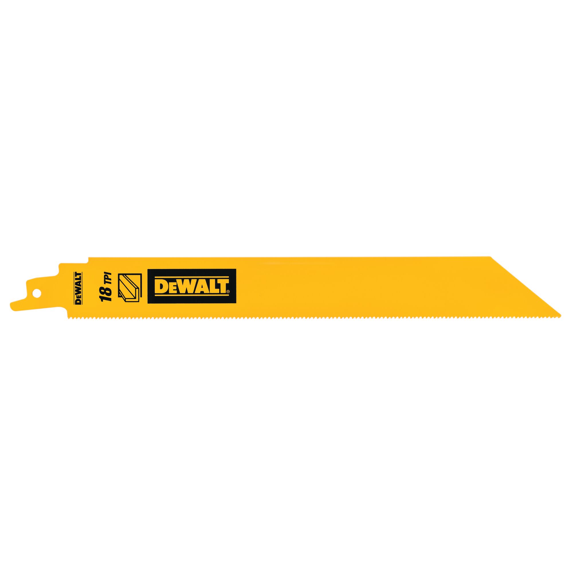 DeWALT, 18 Teeth Per Inch Metal 228mm Cutting Length Reciprocating Saw Blade, Pack of 5
