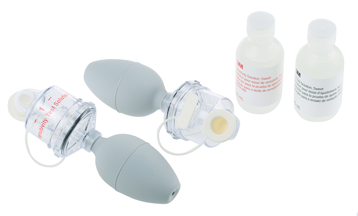 3M FT10 Sweet Testing Kit Containing Fit Test Solution 55ml bottle (sweet), Hood & Collar, Instructions, Nebuliser x 2,