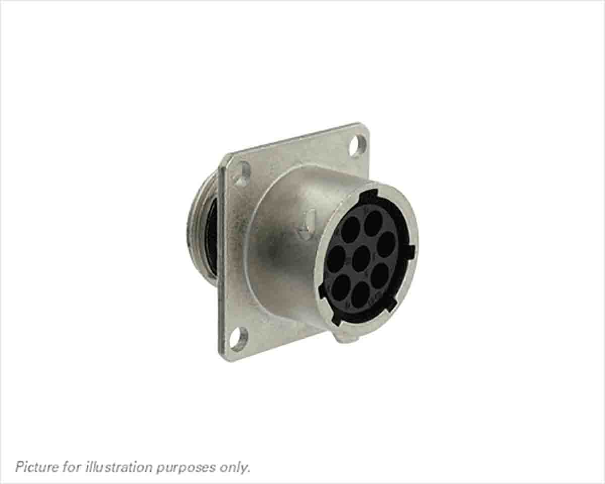 Souriau Sunbank by Eaton Circular Connector, 8 Contacts, Flange, Standard Connector, Plug, Female, IP68, IP69K, UT0