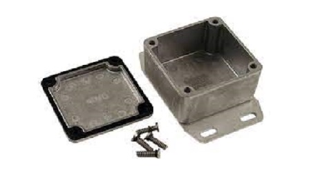 Hammond 1590 Series Die Cast Aluminium Alloy Enclosure, IP65, Flanged, 51 x 51 x 31mm