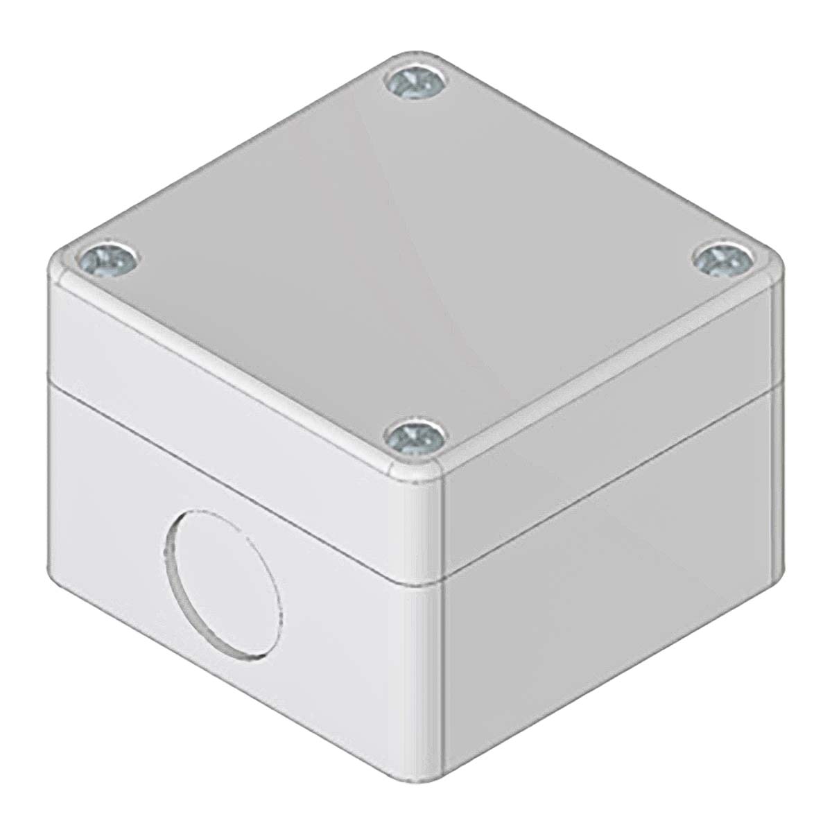RS PRO Grey ABS Push Button Enclosure - 22mm Diameter