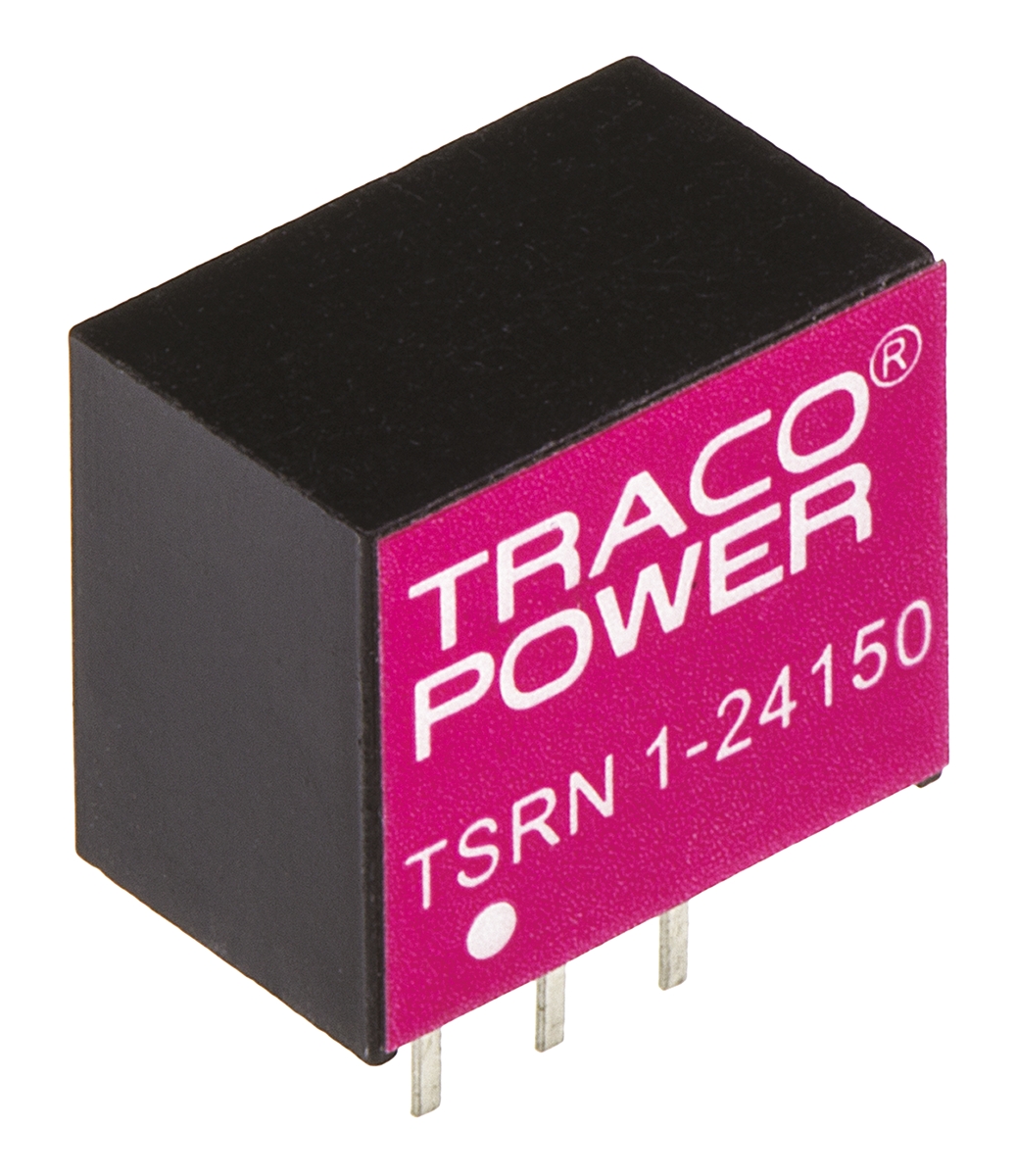 TRACOPOWER Switching Regulator, Through Hole, 15V dc Output Voltage, 16.5 → 21 V dc, 16.5 → 42 V dc Input