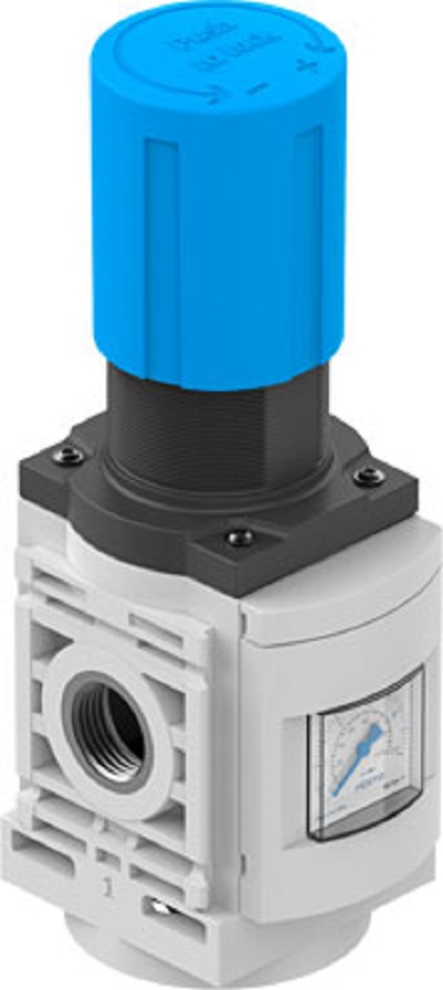 Festo G 1/2 Pneumatic Regulator - 0.1MPa to 1MPa, 1/2 in, 10bar max. input, 8099205