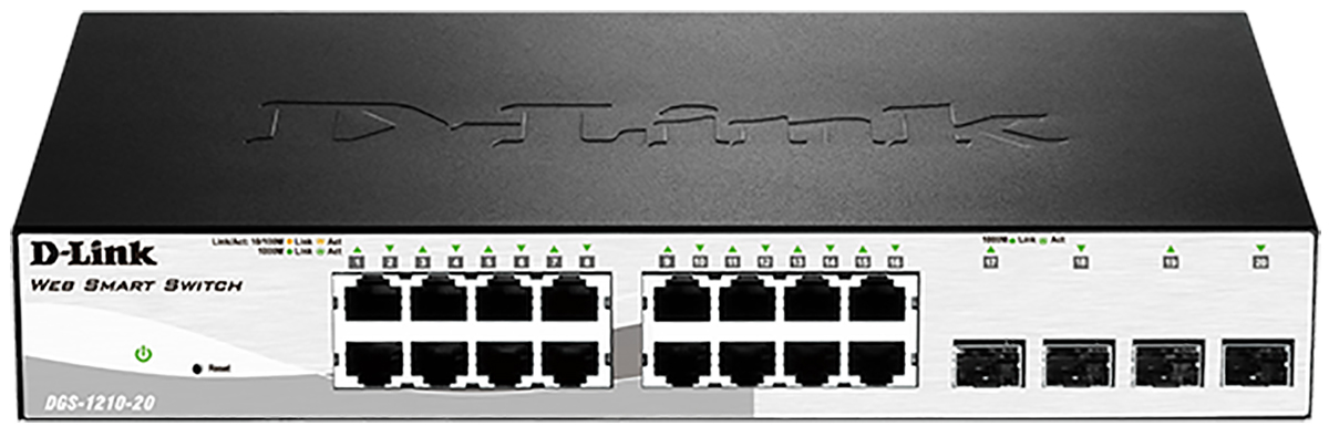 D-Link 20-Port Gigabit Smart Managed Switch, Smart 20 Port Ethernet Switch