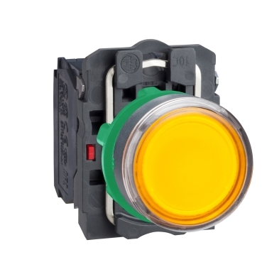 Schneider Electric Harmony Series Illuminated Push Button, Panel Mount, 22mm Cutout, SPDT