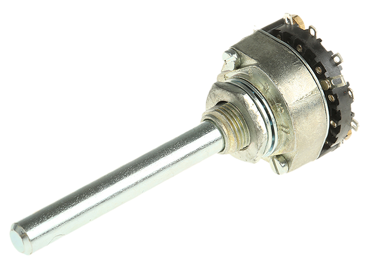 Lorlin, 6 Position DPST Rotary Switch, 1 A @ 12 V, Solder