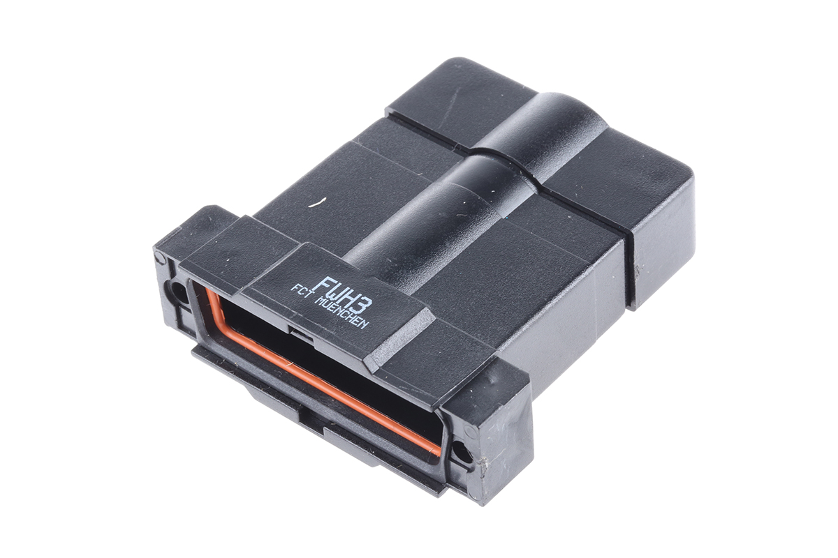 FCT from Molex FWH Series ABS D Sub Backshell, 25 Way, Strain Relief