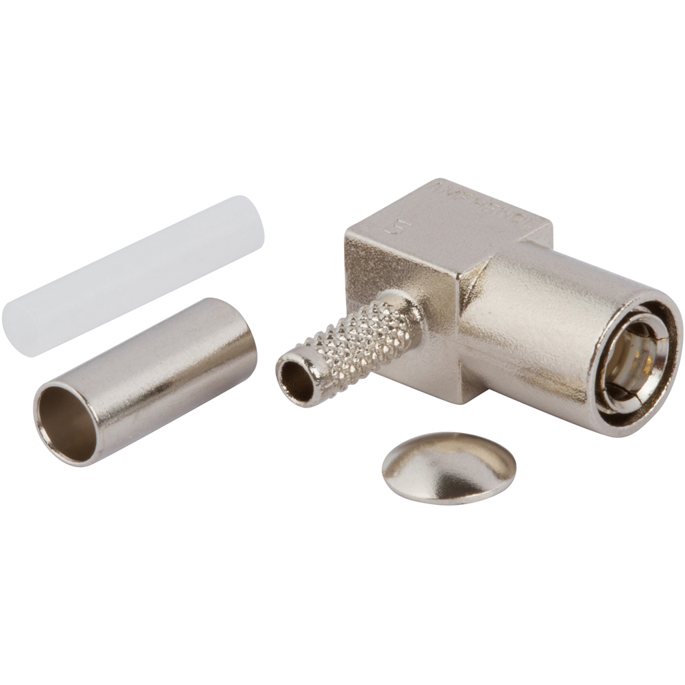 Amphenol RF Right Angled RF Adapter SMB Plug 4GHz