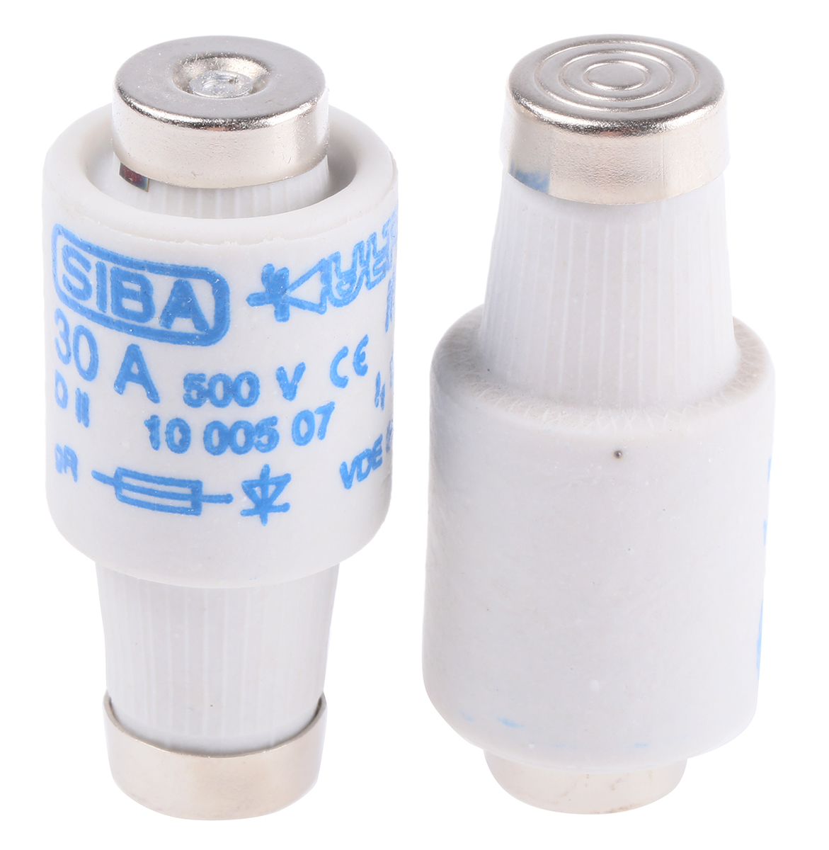 SIBA 30A DII Diazed Fuse, E27 Thread Size, gR, 500V ac