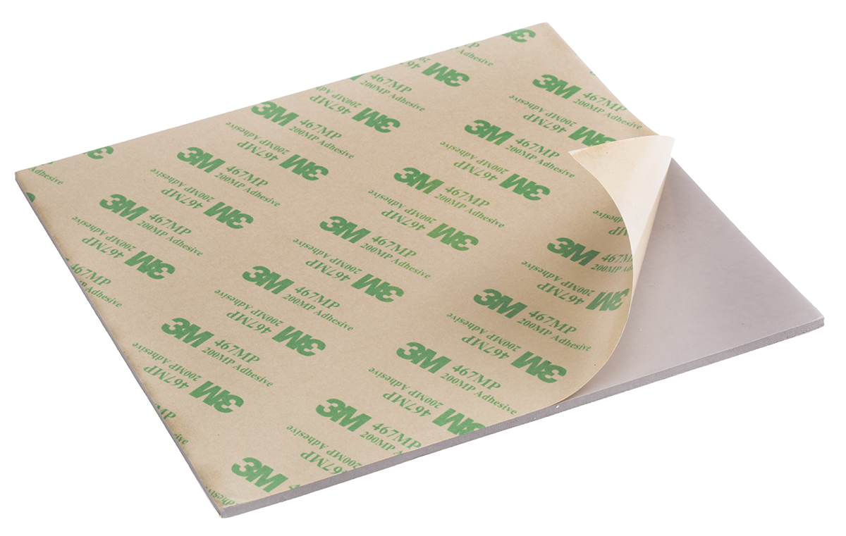 RS PRO Self-Adhesive Thermal Interface Sheet, 1.2mm Thick, 1.6W/m·K, 150 x 150mm