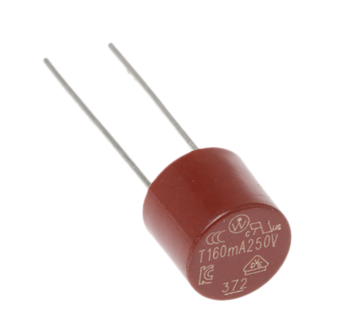 Wickmann PC Board Non Resettable Fuse, Radial 160mA, 250V ac