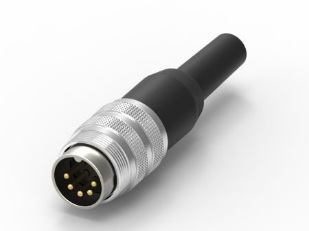 RS PRO 5 Pole Din, 5A, 250 V IP40, Screw Lock, Male, Cable Mount