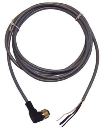 Jumo 4 way M12 to Free End Sensor Actuator Cable, 2 m