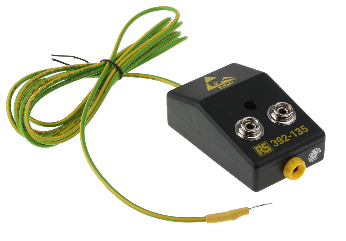 RS PRO ESD Earth Bonding Box With 10 mm Stud x 2