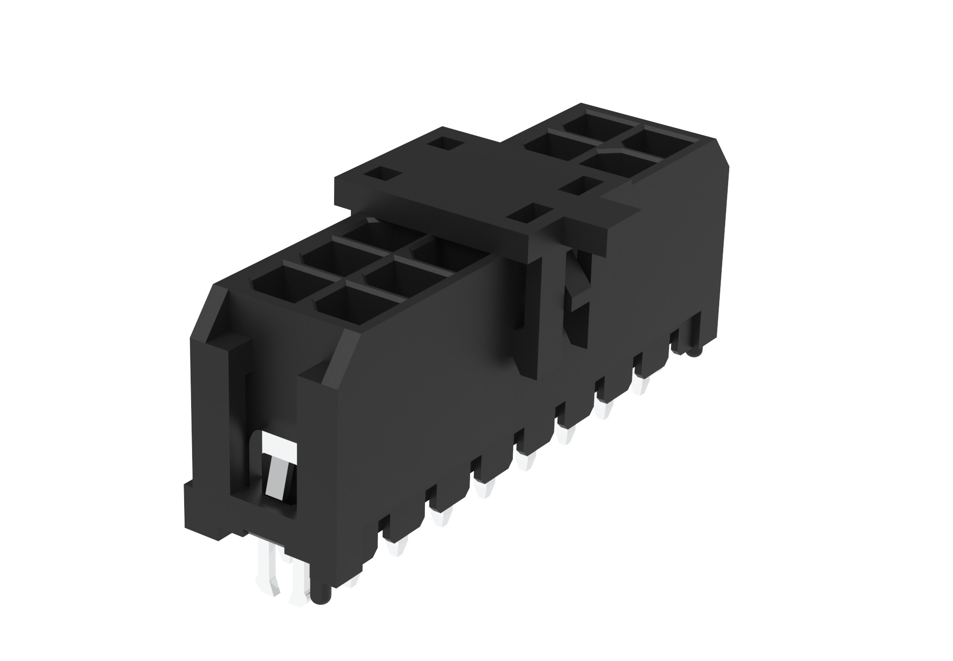 Amphenol Communications Solutions G88MP161020 Series Vertical Board Mount PCB Socket, 16-Contact, 2-Row, 3mm Pitch,