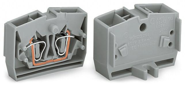 WAGO 264 Series Terminal Block, 1-Way, 24A, 28 → 12 AWG Wire, Cage Clamp Termination