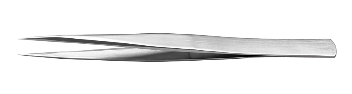 RS PRO 130 mm, Stainless Steel, Tweezers