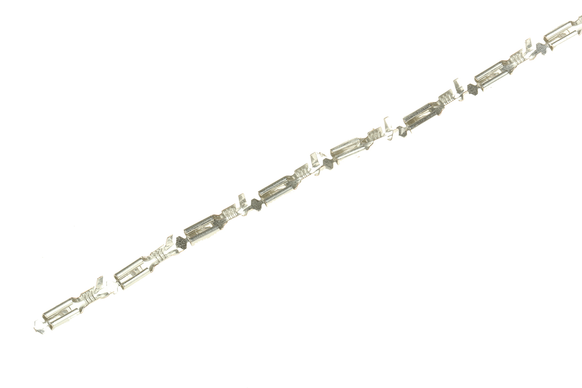 TE Connectivity FASTIN-FASTON .110 Uninsulated Female Spade Connector, Receptacle, 2.79 x 0.79mm Tab Size, 0.5mm² to
