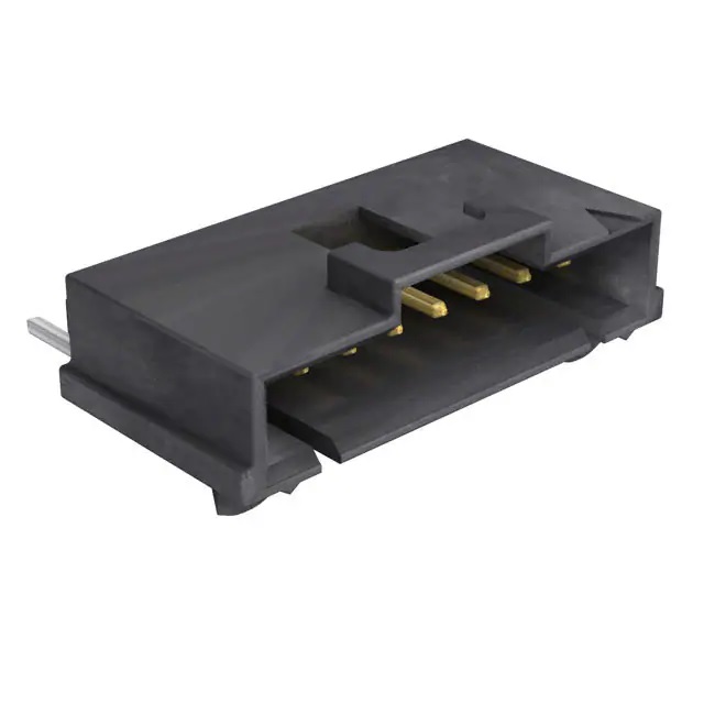 Molex SL Series Right Angle Surface PCB Header, 8 Contact(s), 2.54 mm Pitch, 1 Row, Shrouded