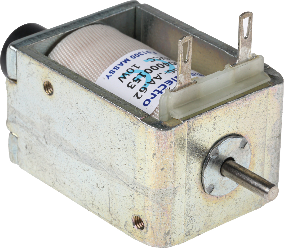 Mecalectro Linear Solenoid, 24 V dc, 2 → 12N, 42 x 30 x 24 mm