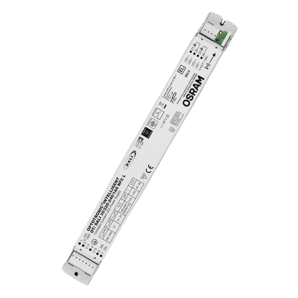 Osram Dimmable LED Driver, 15 → 54V Output, 35W Output, 1.05A Output, Constant Current Dimmable
