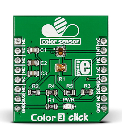 MikroElektronika Color 3 Click Colour Sensor MikroBus Click Board for TCS3771